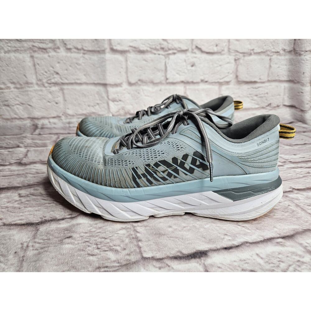 Hoka Bondi 7 Men's Shoes Sneakers Blue Size 10.5